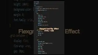 flexgrid Card Flip animation #html #htmlcss