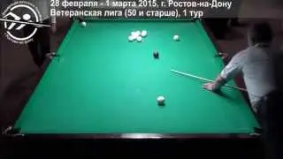 Стаценко Геннадий - Кузнецов Игорь (г.Ростов-на-Дону, Ветеранская лига, 1 тур, 2015)