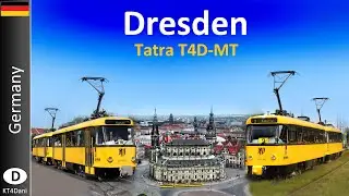 【4K】DRESDEN TRAM - Tatra T4D-MT (2022)   [R.I.P. 2023]