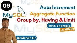 MySQL Tutorial-09 Multiple Row(Aggregate) Functions 