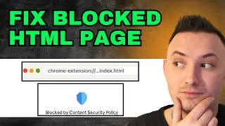 How to Fix Blocked Html Page (Step by Step)