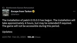 HUGE NEW TARKOV PATCH! INVIS PLAYER FIX, GROUP SYSTEM, MEMORY LEAK FIX! | Escape From Tarkov 0.13