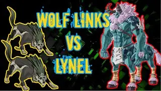 I Summoned a (Wolf Pack) In Zelda Breath of The Wild! - Wolf Links VS Blue-Maned Lynel!