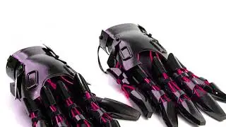 mycostime-cyberpunk accessories-sci-fi mechanical hand armor with lights