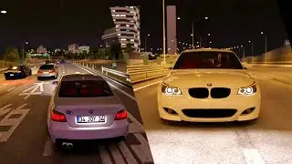 YAZILIM LI BMW E60 530D MUHTEŞEM BİR GECE !! ASSETTO CORSA