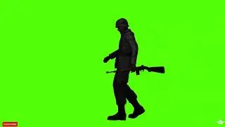 Fighter soldier green screen | Army man greenscreen | Military green screen | Chroma key