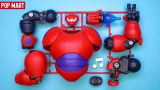 ♪Build: Baymax Mecha｜Big Hero 6｜POP MART｜Satisfying beat building｜Speed build｜Model Kit