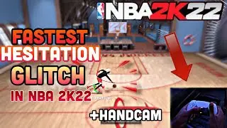 How To Do The Fastest Hesitation Glitch In NBA 2K22! *HANDCAM*