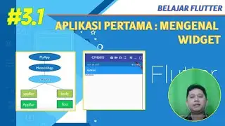 #3.1 Belajar Flutter - Mengenal Widget dan membuat aplikasi sederhana dari widget