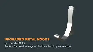 Holikme Mop Broom Wall Mount/Holikme Soporte de pared para escoba para trapeador