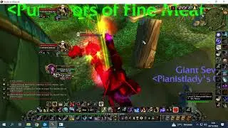 Newbie BM Hunter Soloing Raptor Boss "Bloodlord Mandokir" (ZG Raptor Boss)