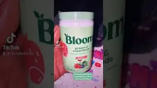Trying the BLOOM Greens& Superfoods Berry Flavor for Bloat,Digestion,Energy #bloom #tiktokvideo