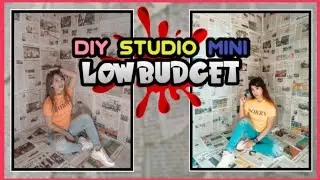 DIY Studio Mini Low Budget | Tutorial photoshoot sendiri di rumah | Koran Challenge| IDHA LING