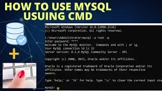 How to Open MySQL though Command Line Interface - MySQL using Command Line interface