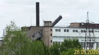Демонтаж труб Белобережской ГРЭС. Май 2020