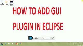 java how to add gui plugin in eclipse