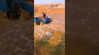 398 83 Agricultural tractor ship tractor boat