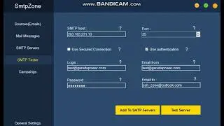 SmtpZone Email Sender Inbox office and rest domain