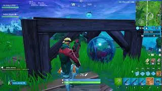 Fortnite glitch not possible to shoot guy using canon.