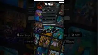 как зарегистрироваться в #roblox через браузер