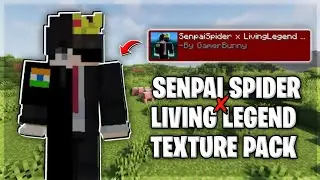 Senpai Spider x Living Legend Mix Texture Pack For [Pojav Launcher] #minecraft