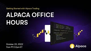 Alpaca Office Hours