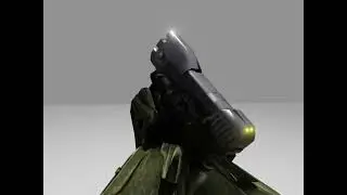 Halo 1 Magnum I guess......