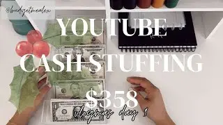 VLOGMAS 9: Youtube Cash Stuffing | $358 | Dave Ramsey Inspired | Zero Based Budget