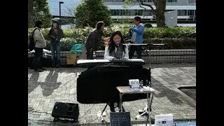 STREET PERFORMERS IN HARAJUKU TOKYO JAPAN