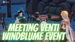 Meeting Venti Windblume Event Genshin Impact