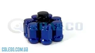 Цветные гайки на колеса KK401445HT 12х1,5х35мм