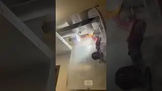 When you can’t close a valve, freeze it instead! #chicago #plumbing #liquidnitrogen #getitdone #fyp