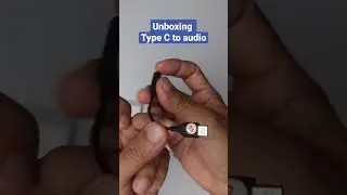 ✅️ Unboxing type c to jack audio, mini ringlight selfie