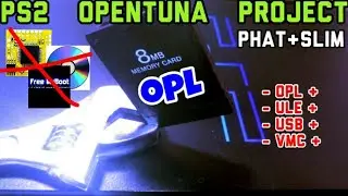 PS2 без чипа SCPH 5000 - 9000 Opentuna PlayStation 2 without modchip