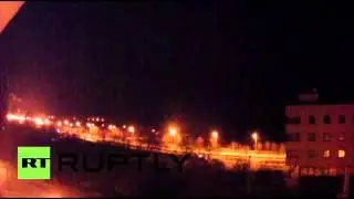 Ukraine  Huge artillery barrage pounds Donetsk Airport area