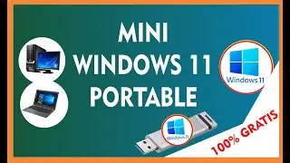 MINI WINDOWS 11 PORTABLE Descarga Gratis 100% BOOTEAR EN CUALQUIER PC O LAPTOP