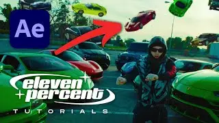 FLOATING FLYING 3D OBJECTS EFFECT | After Effects Tutorial!! (Edit like Cole Bennett)