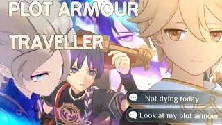 The UNDYING TRAVELLER- All the time traveller almost died (Until 2.6) | Genshin Impact