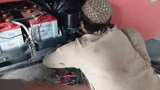 Mercedes Benz truck air dryer system fault rectified by location Pakistani mechanic 