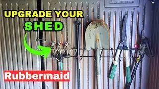 Easy Storage for Rubbermaid Shed