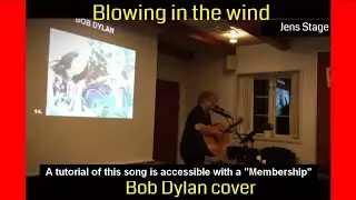Blowing in the wind | Bob dylan cover | Bob Dylan concert-lectures | Jens Stage