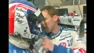 Al Unser, Jr. and Paul Tracy Shake Hands