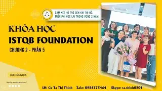 GV Tạ Thị Thinh chuyên đào tạo và tổ chức thi ISTQB foundation và advance level ở 3 miền HN, DN, HCM