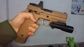 Sig Sauer M18 P320 Shell Ejecting Blowback Toy Gun