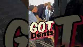 Door ding how to | Pdr training #paintlessdentrepair #automobile #dentrepair #autobodyrepair