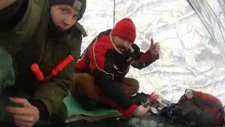 Зимняя рыбалка. Выход №2. Кременчугское водохранилище.