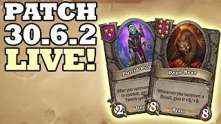 Big Changes!  Patch 30.6.2 Hearthstone Battlegrounds