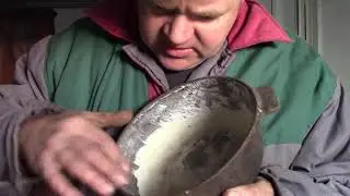 как снять эмалированное покрытие с чугуна.