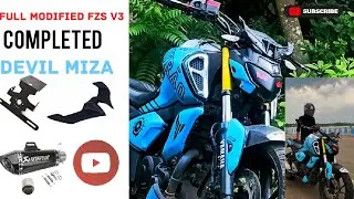 FZS V3 full modified  ||  my first video    @devil_miza