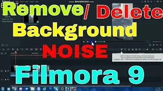 Remove Background Noise in Video from Filmora 9 | Cut/Delete audio from video in Filmora 9| 2020